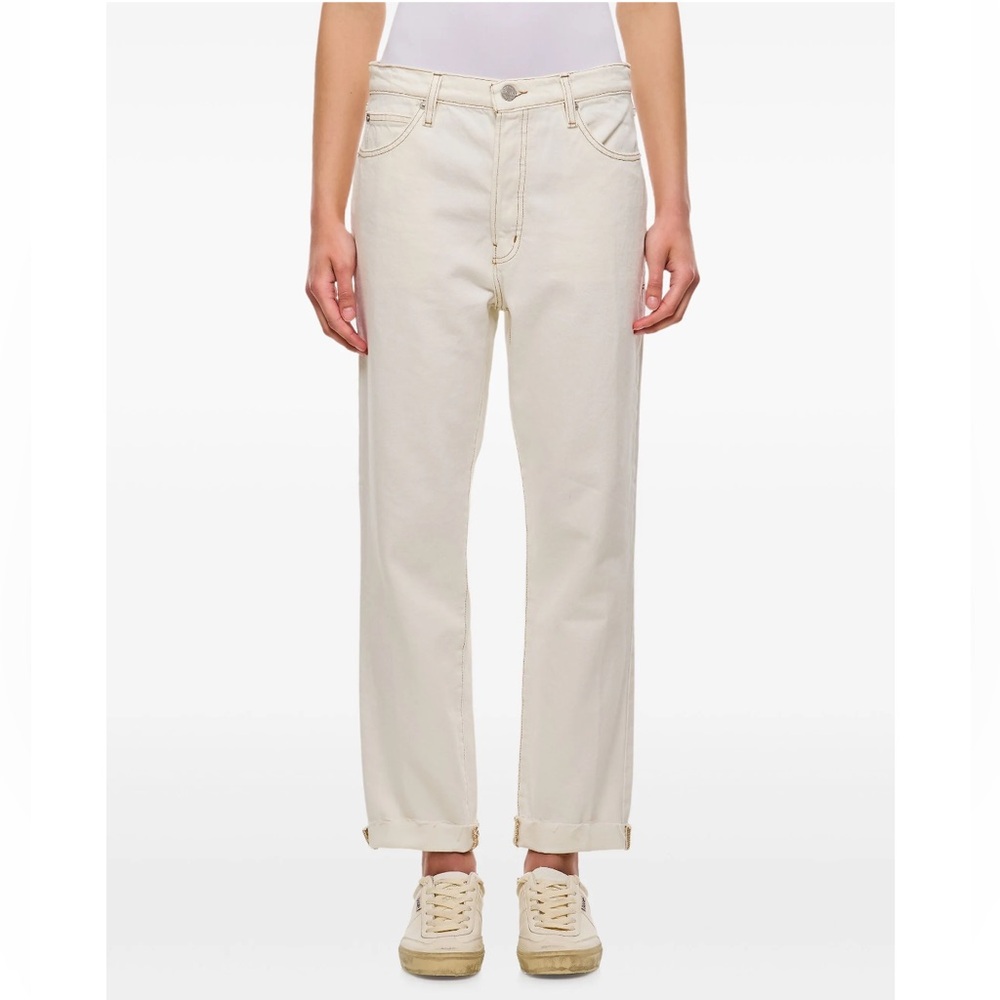 Frame Denim Women's Cream Boyfriend Jeans